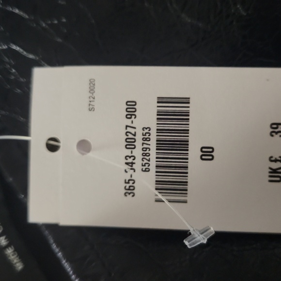 Social Tourist Faux Leather Scalloped Edge Mini Black NWT 00/w24 Ultra High Rise - Picture 9 of 9